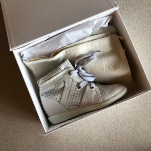 Isabel Marant Baya Leather Sneakers